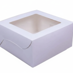 White : Cake Box for 1kg-10x10x5 inch