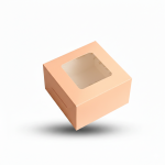 Peach : Cake Box for 1kg-10x10x5 inch