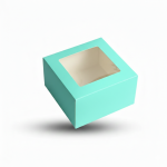 Green : Cake Box for 1kg-10x10x5 inch