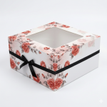 Floral : Cake Box for 1kg-10x10x5 inch